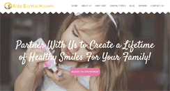Desktop Screenshot of kidzdentalhaven.com